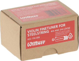 Violin fine tuner Black/Gold plated String