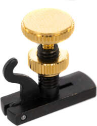Violin fine tuner Black/Gold plated String