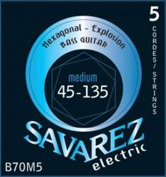 E-Bass Strings Hexagonal Explosion 5-str. Medium-Light