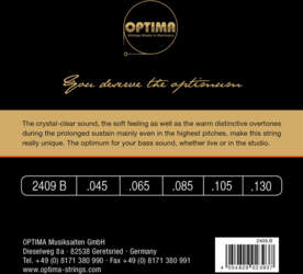 E-Bass Strings Unique studio golden strings