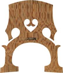 Cello bridge Model Sacconi Foot width