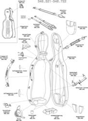 Cello case Idea Evolution Rolly highgloss