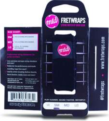 MTD FretWraps String Dampeners (Black, Medium)