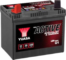 Zāles pļāvēja akumulators Yuasa U1 SMF