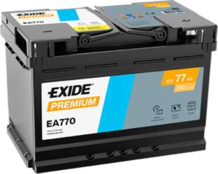 Startera akumulators Exide Premium 12V 77Ah