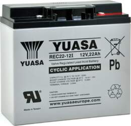 VRLA (sausais svina) akumulators Yuasa Cyclic