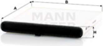 Mazda,MANN-FILTER Salona filtrs MANN Mazda