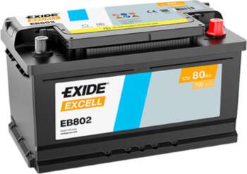 Startera akumulators Exide EXCELL 12V 80Ah