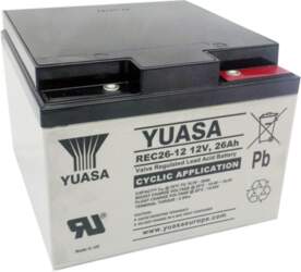 VRLA (sausais svina) akumulators Yuasa Cyclic