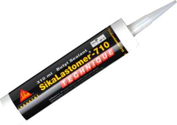 SikaFlex Blīvēšanas masa Sikalastomer-710, melna, 310ml