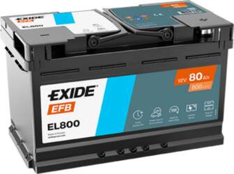 Startera akumulators Exide EFB 12V 80Ah