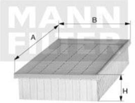 Ford,MANN-FILTER Gaisa filtrs MANN Ford