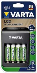 Bateriju lādētājs Varta LCD Plug, ar