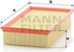 Saab,MANN-FILTER Gaisa filtrs MANN SAAB