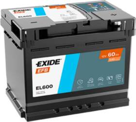 Startera akumulators Exide EFB 12V 60Ah