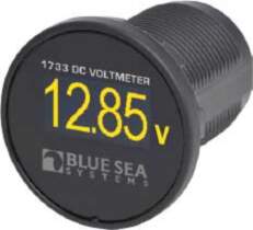 BLUE SEA Mini OLED līdzsprieguma voltmetrs