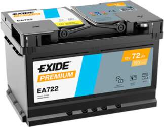 Startera akumulators Exide Premium 12V 72Ah