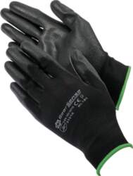 Gear Sense PU cimdi, melni, 9