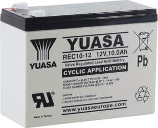 VRLA (sausais svina) akumulators Yuasa Cyclic