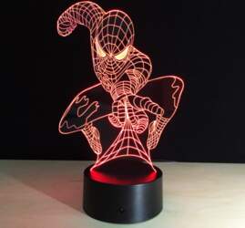 3D lampa Spiderman