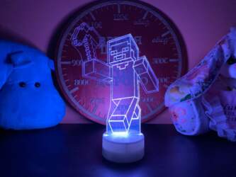 3D lampa Minecraft
