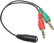 Mini Jack 3,5 mm Adapteris