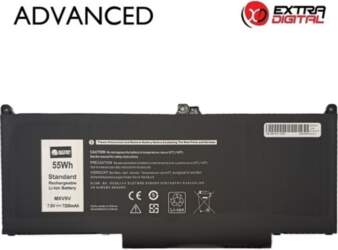 Notebook Battery DELL MXV9V, 7200mAh, Extra