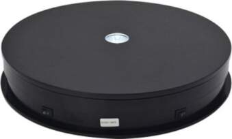 LED Rotating Turn-Table Display Stand,  Round
