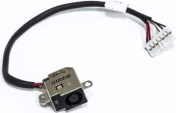 Power jack with cable, HP DV6-6000