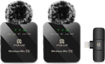Wireless Lavalier Dual Microphone for iPhone