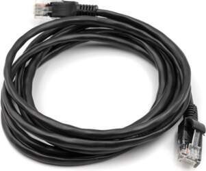 Cable Cat5E UTP, 2m, black |