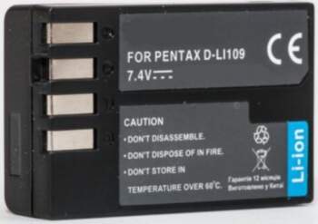 Pentax, battery D-Li109 | DV00DV1283