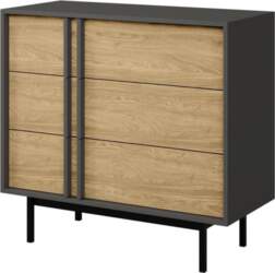 Alsy antracit/oak Kumode 8