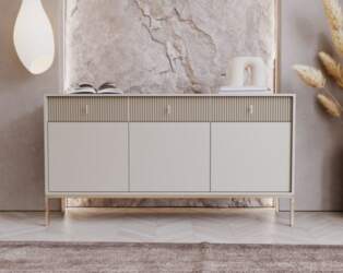 Maggiore Cashmere, Kumode (Sideboard 3D3S)