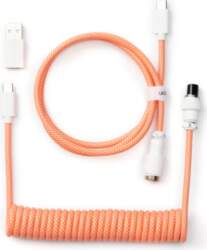 Keychron Coiled Type-C Cable, Orange