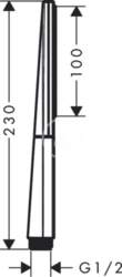 Rokas duša Hansgrohe Rainfinity 26867670