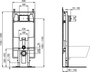 Ideal Standard Prosys, R014367