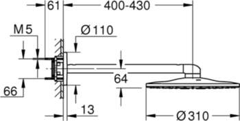 Grohe Rainshower SmartActive 310 26475DA0