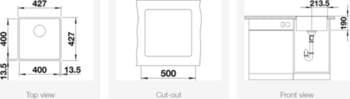 Blanco SUBLINE 400-F 525988