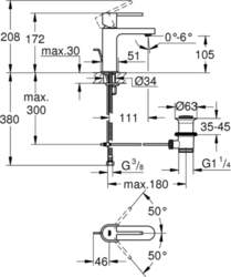 Grohe Plus, 32612AL3, brushed hard graphite