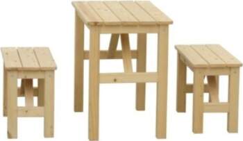 Children`s table with benches