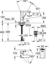 GROHE PLUS, 23958AL3, brushed hard graphite