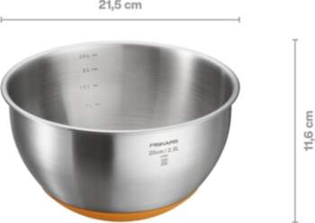 FF nerūsējošā tērauda bļoda 2.5L