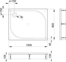 PAA LARGO 80X100