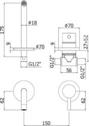 Paffoni Light, LIG006NO70