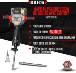Vertikālais perforators 2100W 85J