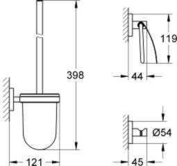 Piederumu komplekts Grohe Essentials City 40407001