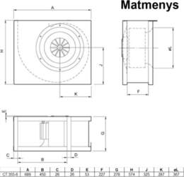 Systemair CT 355-6 ventilators