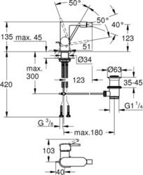 Grohe Plus, 33241AL3, brushed hard graphite