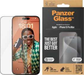 PanzerGlass™ Screen Protector iPhone 15 Pro